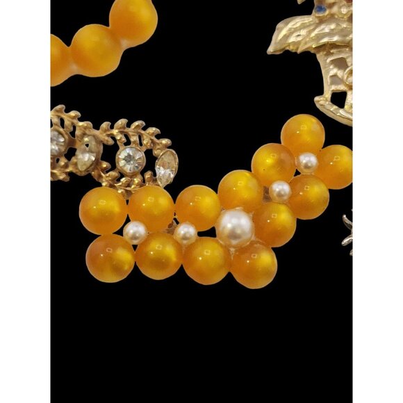 Lot of 8 Assorted Wearable Brooches Great Resellers Lot (A4831) - Picture 9 of 9